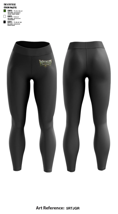 Wicked Cheer Academy Womens Leggings - 6