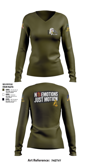 StyleWith_Che Women's Long Sleeve V-neck Shirt - 5