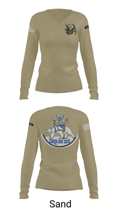 Icehurst 97478226 Women's Long Sleeve V-neck Shirt - 97