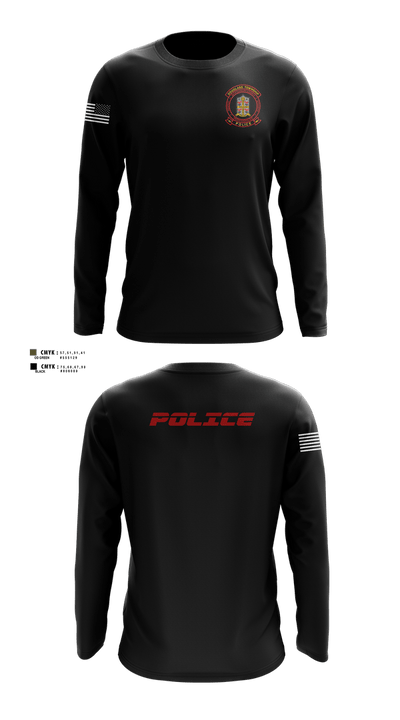 Douglass Township Police Department 8004628 Long Sleeve Performance Shirt 31