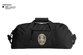 Duffle Bag, Farmersville Police, Police, Teamtime, Team time, sublimation, custom sports apparel, team uniforms, spirit wear, spiritwear, sports uniforms, custom shirts, team store, custom team store, fundraiser sports, apparel fundraiser