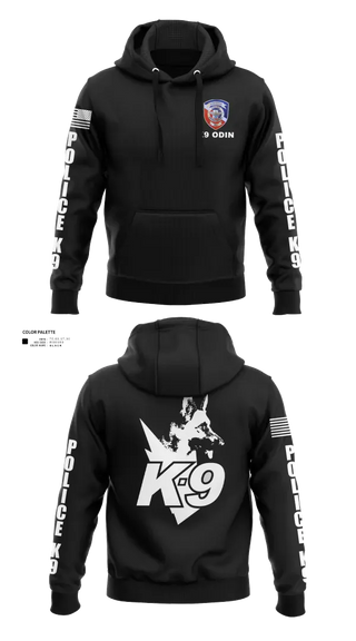 Hoodie, Anniston Police Department K9 UnitAnniston Police Department K9 Unit, Police, Teamtime, Team time, sublimation, custom sports apparel, team uniforms, spirit wear, spiritwear, sports uniforms, custom shirts, team store, custom team store, fundraiser sports, apparel fundraiser