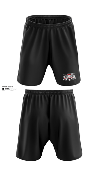 Athletic Shorts With Pockets, Clearwater Little League, Baseball, Teamtime, Team time, sublimation, custom sports apparel, team uniforms, spirit wear, spiritwear, sports uniforms, custom shirts, team store, custom team store, fundraiser sports, apparel fundraiser
