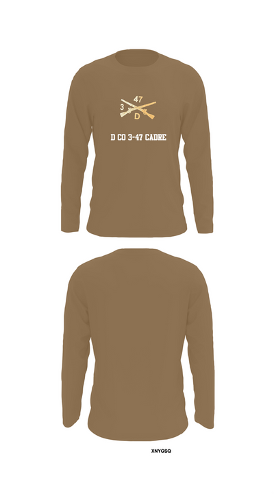 D Co 3-47 Cadre Long Sleeve Performance Shirt 12