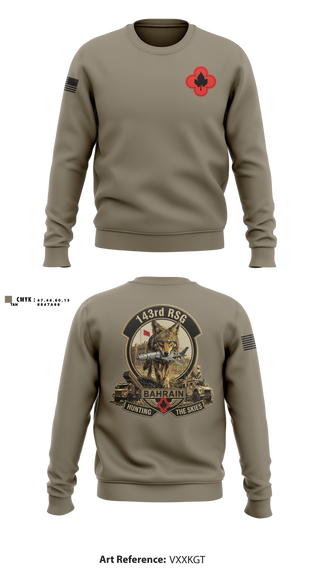 Crew Neck Sweatshirt, 143rd RSG (TF INTEGRATOR), Army, Teamtime, Team time, sublimation, custom sports apparel, team uniforms, spirit wear, spiritwear, sports uniforms, custom shirts, team store, custom team store, fundraiser sports, apparel fundraiser