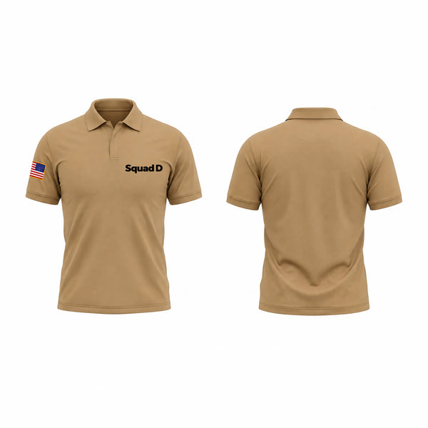 Short Sleeve Performance Polo, Squad D, Police, Teamtime, Team time, sublimation, custom sports apparel, team uniforms, spirit wear, spiritwear, sports uniforms, custom shirts, team store, custom team store, fundraiser sports, apparel fundraiser