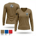 Easy Troop, 2/11 ACR 34221231 Women's Long Sleeve V-neck Shirt - 1