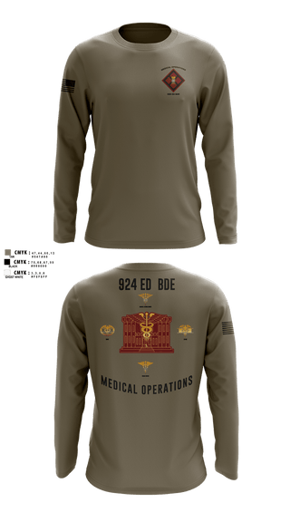 Long Sleeve Performance Shirt, 926 EN BDE, Army, Teamtime, Team time, sublimation, custom sports apparel, team uniforms, spirit wear, spiritwear, sports uniforms, custom shirts, team store, custom team store, fundraiser sports, apparel fundraiser