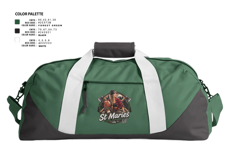 Duffle Bag, Lumberjacks, Women's Basketball, Teamtime, Team time, sublimation, custom sports apparel, team uniforms, spirit wear, spiritwear, sports uniforms, custom shirts, team store, custom team store, fundraiser sports, apparel fundraiser