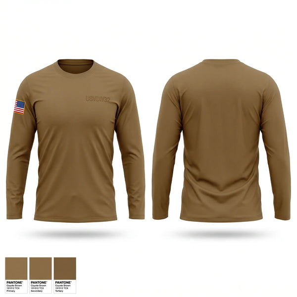 Long Sleeve Performance Shirt, USVDIV32, Navy, Teamtime, Team time, sublimation, custom sports apparel, team uniforms, spirit wear, spiritwear, sports uniforms, custom shirts, team store, custom team store, fundraiser sports, apparel fundraiser