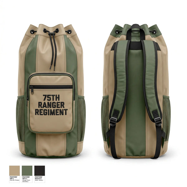Gear Bag, 75th ranger regiment, Army, Teamtime, Team time, sublimation, custom sports apparel, team uniforms, spirit wear, spiritwear, sports uniforms, custom shirts, team store, custom team store, fundraiser sports, apparel fundraiser