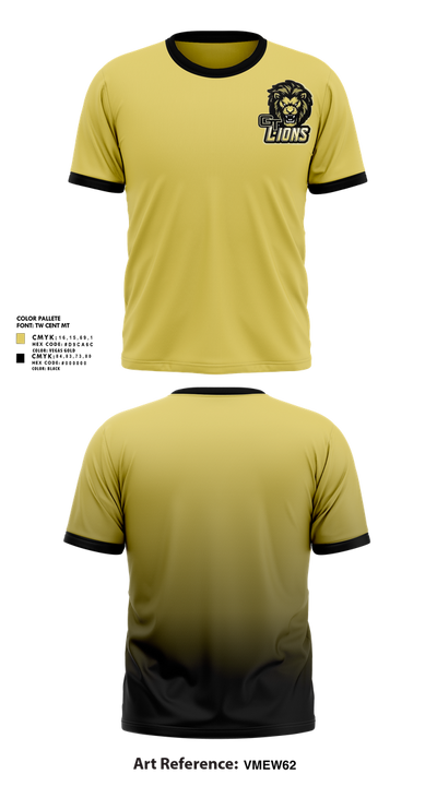 Gt lions 94037255 Short Sleeve Performance Shirt - 2