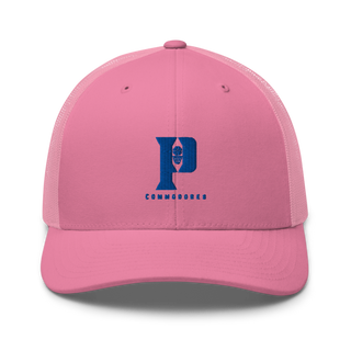Perry High School Commodores Retro Trucker Hat | Yupoong 6606