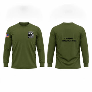 Long Sleeve Performance Shirt, Criminal Investigations Unit, Police, Teamtime, Team time, sublimation, custom sports apparel, team uniforms, spirit wear, spiritwear, sports uniforms, custom shirts, team store, custom team store, fundraiser sports, apparel fundraiser