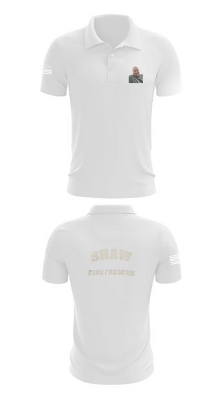 Short Sleeve Performance Polo, Shaw Fire/Rescue, Fire Department, Teamtime, Team time, sublimation, custom sports apparel, team uniforms, spirit wear, spiritwear, sports uniforms, custom shirts, team store, custom team store, fundraiser sports, apparel fundraiser