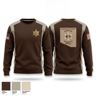 Crew Neck Sweatshirt, Randolph County Sheriff's Department, Police, Teamtime, Team time, sublimation, custom sports apparel, team uniforms, spirit wear, spiritwear, sports uniforms, custom shirts, team store, custom team store, fundraiser sports, apparel fundraiser