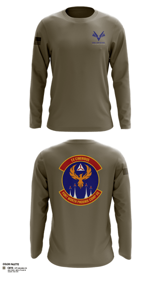Long Sleeve Performance Shirt, Civil Air Patrol's Fort Worth Phoenix Composite Squadron, , Teamtime, Team time, sublimation, custom sports apparel, team uniforms, spirit wear, spiritwear, sports uniforms, custom shirts, team store, custom team store, fundraiser sports, apparel fundraiser