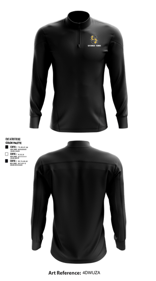 Quarter Zip Jacket, Savannah High School Tennis, Tennis, Teamtime, Team time, sublimation, custom sports apparel, team uniforms, spirit wear, spiritwear, sports uniforms, custom shirts, team store, custom team store, fundraiser sports, apparel fundraiser