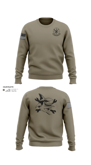 Crew Neck Sweatshirt, 15 Maintenance Squadron, Air Force, Teamtime, Team time, sublimation, custom sports apparel, team uniforms, spirit wear, spiritwear, sports uniforms, custom shirts, team store, custom team store, fundraiser sports, apparel fundraiser
