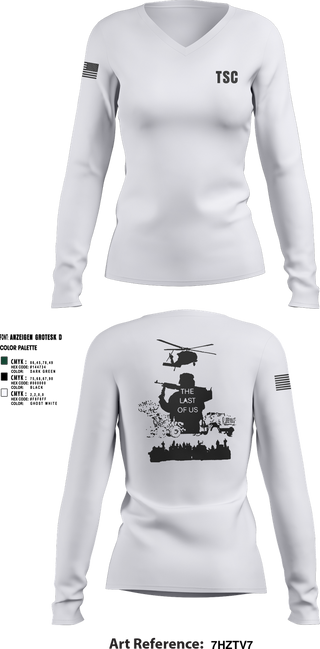 Womens Long Sleeve Vneck Shirt, TSC, , Teamtime, Team time, sublimation, custom sports apparel, team uniforms, spirit wear, spiritwear, sports uniforms, custom shirts, team store, custom team store, fundraiser sports, apparel fundraiser