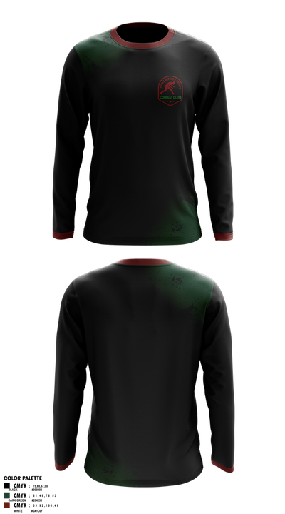 Pg Combat club 6990315 Long Sleeve Rash Guard Shirt - 1