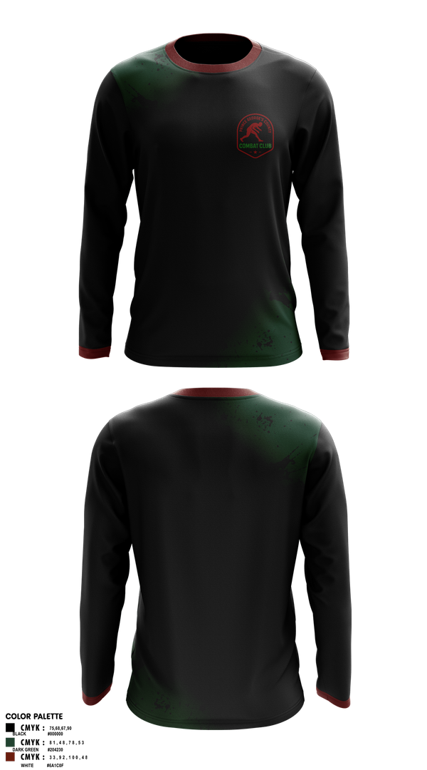 Long Sleeve Rash Guard Shirt, Pg Combat club, Wrestling, Teamtime, Team time, sublimation, custom sports apparel, team uniforms, spirit wear, spiritwear, sports uniforms, custom shirts, team store, custom team store, fundraiser sports, apparel fundraiser