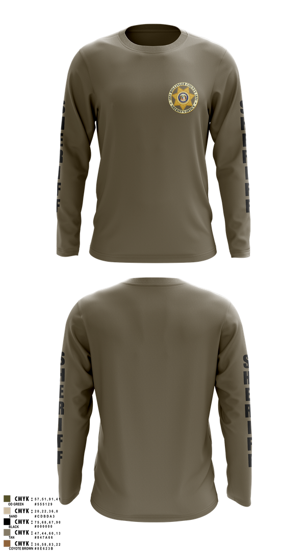 Long Sleeve Performance Shirt, Bollinger County Sheriff’s Office, Police, Teamtime, Team time, sublimation, custom sports apparel, team uniforms, spirit wear, spiritwear, sports uniforms, custom shirts, team store, custom team store, fundraiser sports, apparel fundraiser