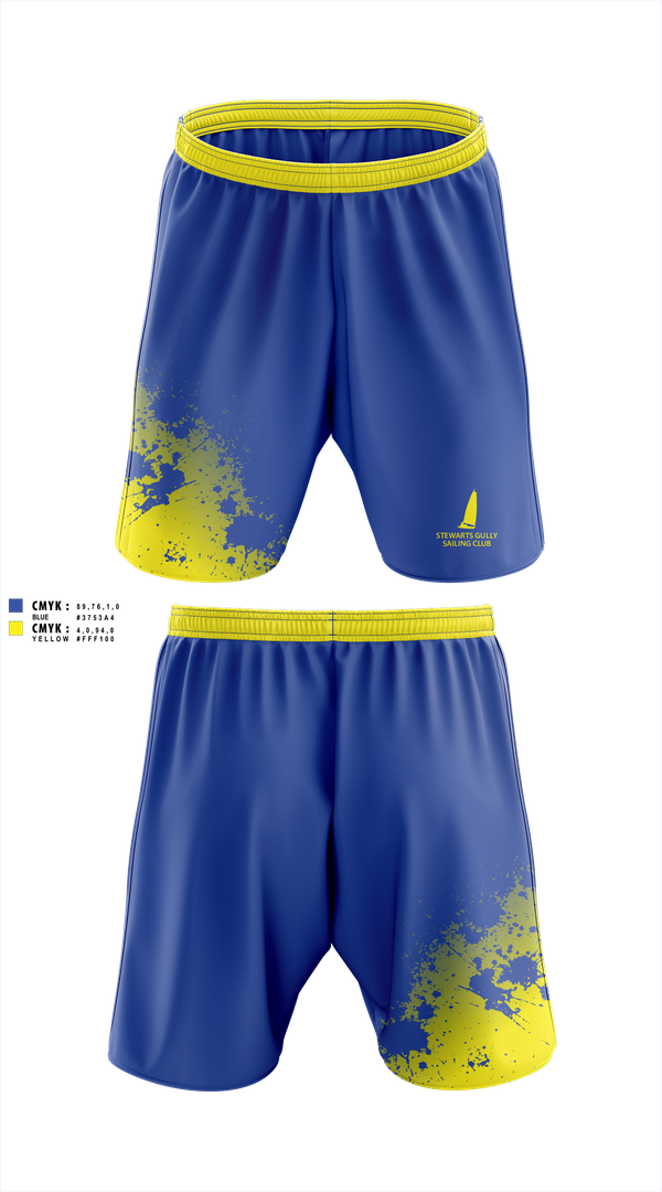 Athletic Shorts With Pockets, Stewarts Gully Sailing Club, Spirit Store, Teamtime, Team time, sublimation, custom sports apparel, team uniforms, spirit wear, spiritwear, sports uniforms, custom shirts, team store, custom team store, fundraiser sports, apparel fundraiser