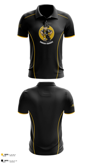 Short Sleeve Performance Polo, Sargent Farmers, Spirit Store, Teamtime, Team time, sublimation, custom sports apparel, team uniforms, spirit wear, spiritwear, sports uniforms, custom shirts, team store, custom team store, fundraiser sports, apparel fundraiser