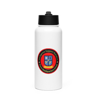 Intelligence Support Battalion 57442174 Stainless Steel Water Bottle with a Straw Lid