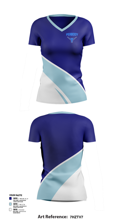 Womens Short Sleeve Vneck Shirt, Peabody Tanners Gymnastics, Spirit Store, Teamtime, Team time, sublimation, custom sports apparel, team uniforms, spirit wear, spiritwear, sports uniforms, custom shirts, team store, custom team store, fundraiser sports, apparel fundraiser