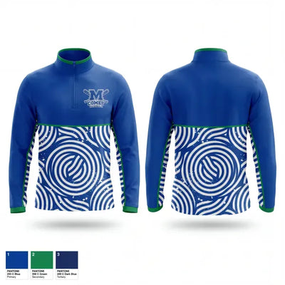 Marionville Middle School Baseball 33555762 Quarter Zip Jacket - 1