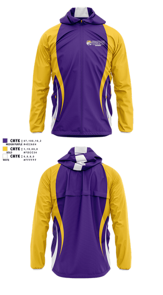 Windbreaker, Hattiesburg High School Tigers, , Teamtime, Team time, sublimation, custom sports apparel, team uniforms, spirit wear, spiritwear, sports uniforms, custom shirts, team store, custom team store, fundraiser sports, apparel fundraiser