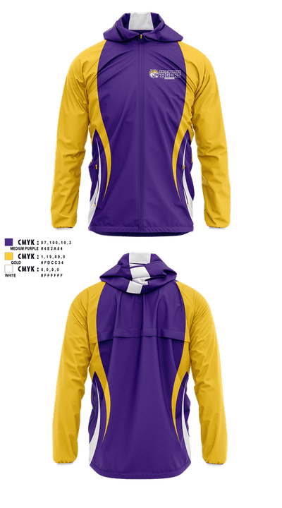 Hattiesburg High School Tigers 18328459 Windbreaker - 1