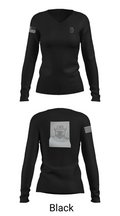 DET 890 JMU 38129419 Women's Long Sleeve V-neck Shirt - 23