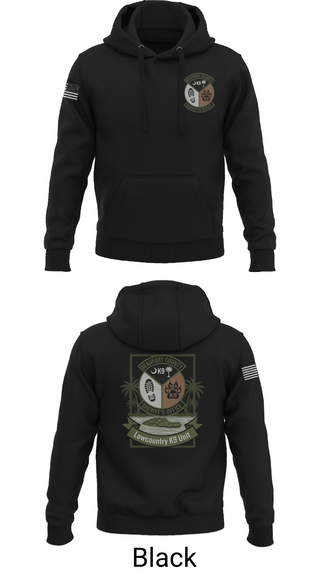 Hoodie, Lowcountry K-9 Unit, Police, Teamtime, Team time, sublimation, custom sports apparel, team uniforms, spirit wear, spiritwear, sports uniforms, custom shirts, team store, custom team store, fundraiser sports, apparel fundraiser