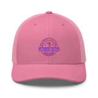 Florida Elite Builders 43612158 Retro Trucker Hat | Yupoong 6606