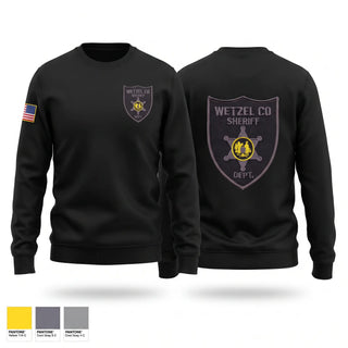Crew Neck Sweatshirt, Wetzel County Sheriffs Office, Police, Teamtime, Team time, sublimation, custom sports apparel, team uniforms, spirit wear, spiritwear, sports uniforms, custom shirts, team store, custom team store, fundraiser sports, apparel fundraiser