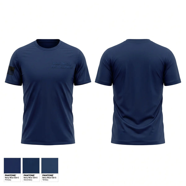 Short Sleeve Performance Shirt, Union Township Police Department, Police, Teamtime, Team time, sublimation, custom sports apparel, team uniforms, spirit wear, spiritwear, sports uniforms, custom shirts, team store, custom team store, fundraiser sports, apparel fundraiser