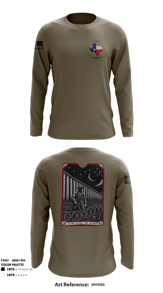 Long Sleeve Performance Shirt, Stallions, Army, Teamtime, Team time, sublimation, custom sports apparel, team uniforms, spirit wear, spiritwear, sports uniforms, custom shirts, team store, custom team store, fundraiser sports, apparel fundraiser