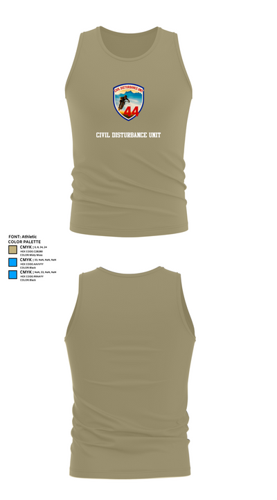 Civil Disturbance Unit 55553252 Tank Top - 94