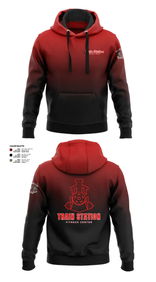 Hoodie, Train Station Fight Club, Spirit Store, Teamtime, Team time, sublimation, custom sports apparel, team uniforms, spirit wear, spiritwear, sports uniforms, custom shirts, team store, custom team store, fundraiser sports, apparel fundraiser