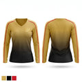 Alpha One Women's Long Sleeve V-neck Shirt - 1