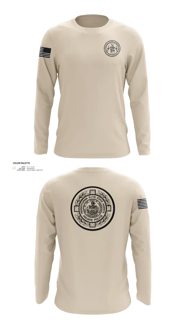 Long Sleeve Performance Shirt, PA S.I.T.E. STATE AGENTS PRIVATE POLICE, , Teamtime, Team time, sublimation, custom sports apparel, team uniforms, spirit wear, spiritwear, sports uniforms, custom shirts, team store, custom team store, fundraiser sports, apparel fundraiser