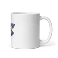 Falcon Middle School Basketball 65038956 White Glossy Mug - Medium