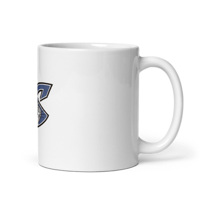Falcon Middle School Basketball 65038956 White Glossy Mug - Medium