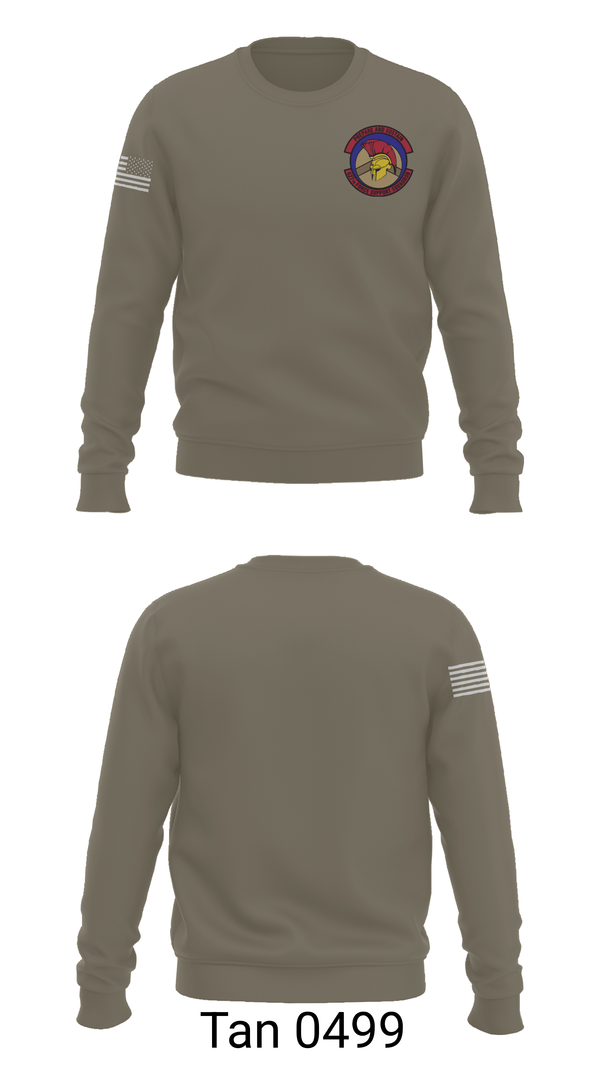 Crew Neck Sweatshirt, 627 FSS, Air Force, Teamtime, Team time, sublimation, custom sports apparel, team uniforms, spirit wear, spiritwear, sports uniforms, custom shirts, team store, custom team store, fundraiser sports, apparel fundraiser