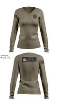 525th MWD DET 63817559 Women's Long Sleeve V-neck Shirt - 21
