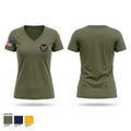 NJOHSP Counterintelligence Unit Women's Short Sleeve V-neck Shirt - 1