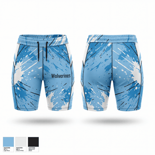 Womens Shorts, Wolverines, Baseball, Teamtime, Team time, sublimation, custom sports apparel, team uniforms, spirit wear, spiritwear, sports uniforms, custom shirts, team store, custom team store, fundraiser sports, apparel fundraiser